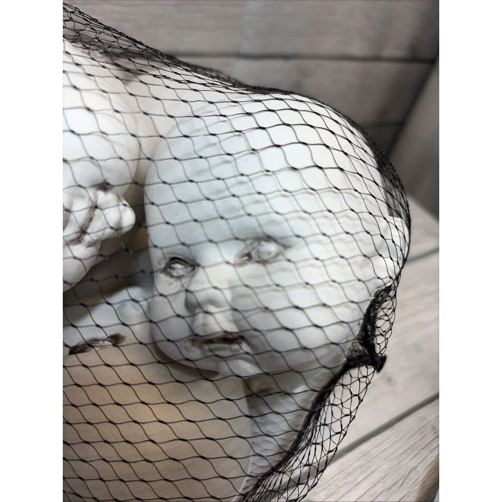 Halloween Doll Heads in Mesh Bag - Creepy Baby Heads for Halloween